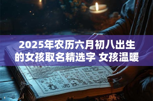 2025年农历六月初八出生的女孩取名精选字 女孩温暖有朝气的名字