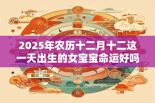 2025年农历十二月十二这一天出生的女宝宝命运好吗？