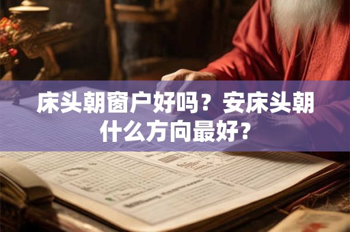 床头朝窗户好吗？安床头朝什么方向最好？