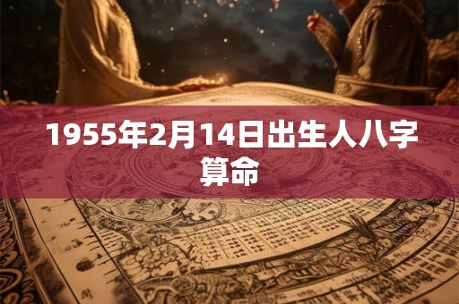 1955年2月14日出生人八字算命
