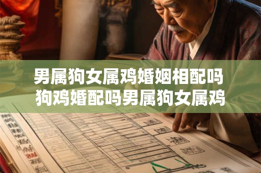 男属狗女属鸡婚姻相配吗 狗鸡婚配吗男属狗女属鸡