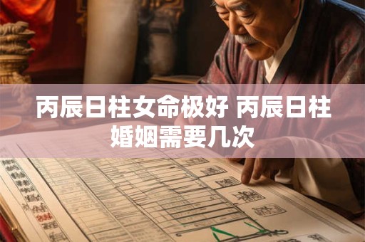 丙辰日柱女命极好 丙辰日柱婚姻需要几次