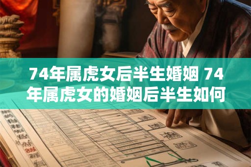 74年属虎女后半生婚姻 74年属虎女的婚姻后半生如何