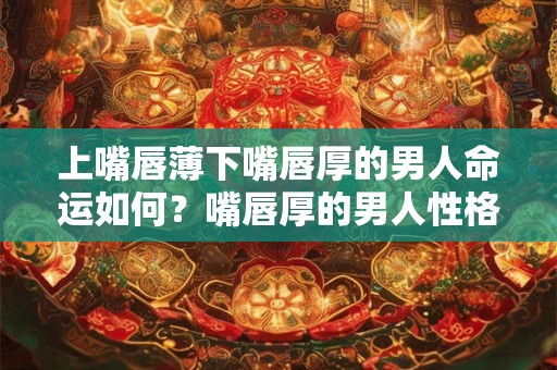 上嘴唇薄下嘴唇厚的男人命运如何？嘴唇厚的男人性格