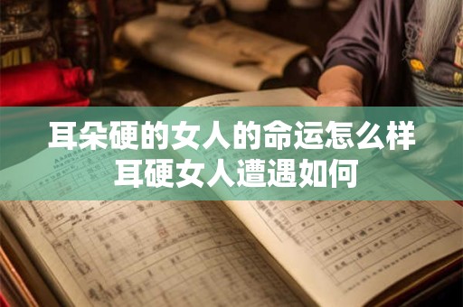 耳朵硬的女人的命运怎么样 耳硬女人遭遇如何