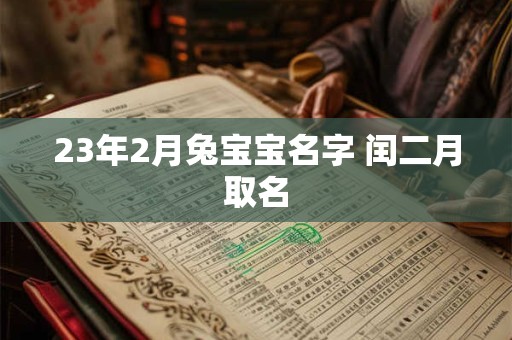 23年2月兔宝宝名字 闰二月取名