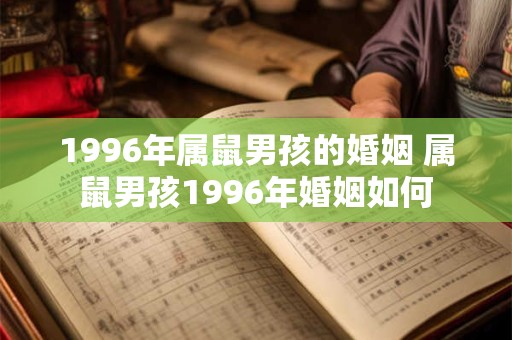 1996年属鼠男孩的婚姻 属鼠男孩1996年婚姻如何