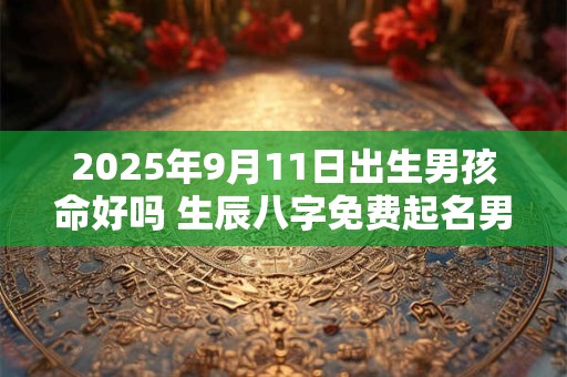 2025年9月11日出生男孩命好吗 生辰八字免费起名男孩