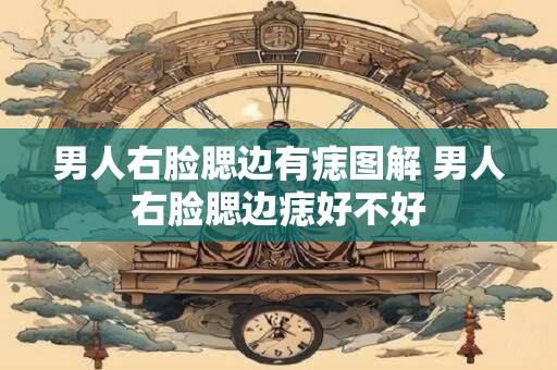 男人右脸腮边有痣图解 男人右脸腮边痣好不好