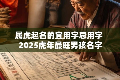 属虎起名的宜用字忌用字 2025虎年最旺男孩名字