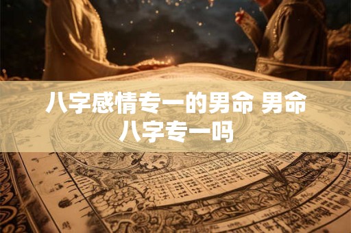 八字感情专一的男命 男命八字专一吗