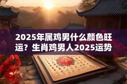 2025年属鸡男什么颜色旺运？生肖鸡男人2025运势详解