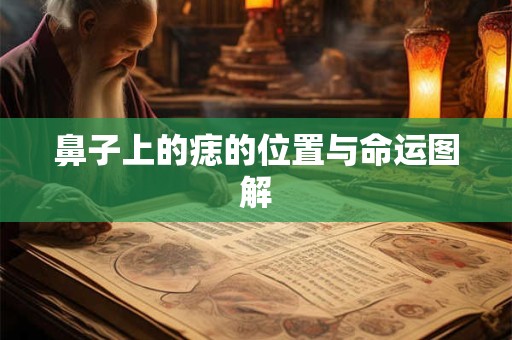 鼻子上的痣的位置与命运图解 鼻子上的痣的位置与命运图解