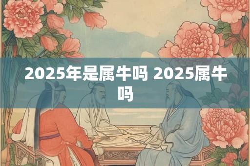 2025年是属牛吗 2025属牛吗