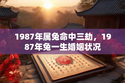 1987年属兔命中三劫，1987年兔一生婚姻状况