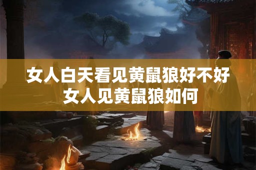 女人白天看见黄鼠狼好不好 女人见黄鼠狼如何