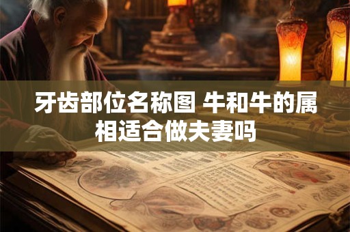 牙齿部位名称图 牛和牛的属相适合做夫妻吗
