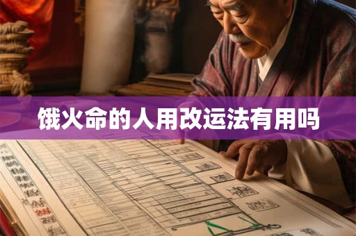 饿火命的人用改运法有用吗