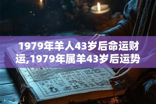 1979年羊人43岁后命运财运,1979年属羊43岁后运势