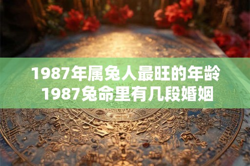 1987年属兔人最旺的年龄 1987兔命里有几段婚姻