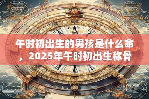 午时初出生的男孩是什么命，2025年午时初出生称骨算命