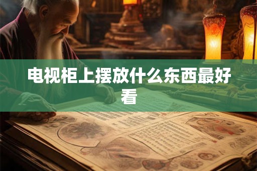电视柜上摆放什么东西最好看