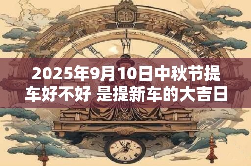 2025年9月10日中秋节提车好不好 是提新车的大吉日子吗 2025年9月10日中秋节提车好不好 是提新车的大吉日子吗