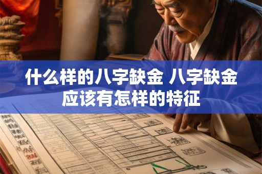 什么样的八字缺金 八字缺金应该有怎样的特征 什么样的八字缺金 八字缺金应该有怎样的特征