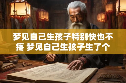 梦见自己生孩子特别快也不疼 梦见自己生孩子生了个女儿是什么意思
