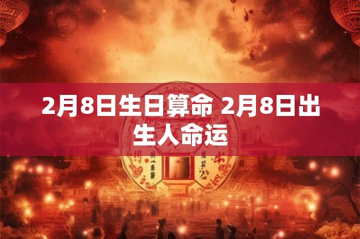 2月8日生日算命 2月8日出生人命运