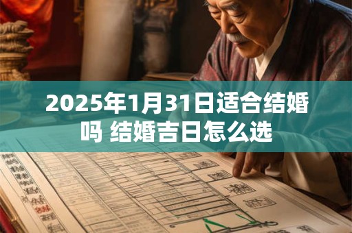 2025年1月31日适合结婚吗 结婚吉日怎么选