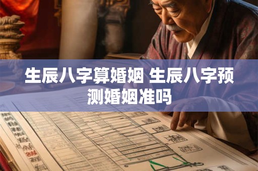 生辰八字算婚姻 生辰八字预测婚姻准吗