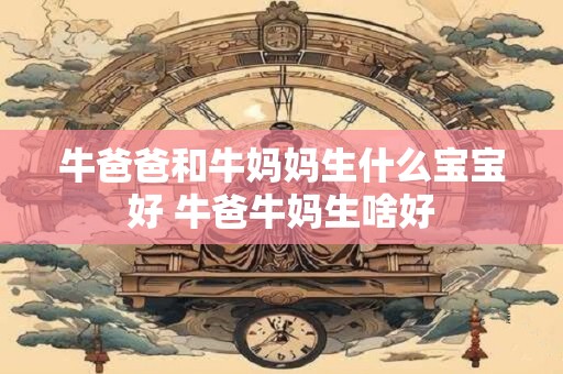 牛爸爸和牛妈妈生什么宝宝好 牛爸牛妈生啥好