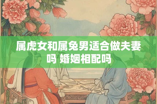 属虎女和属兔男适合做夫妻吗 婚姻相配吗