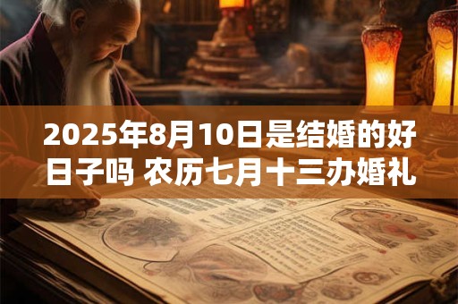 2025年8月10日是结婚的好日子吗 农历七月十三办婚礼好吗