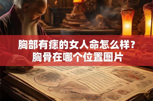 胸部有痣的女人命怎么样？ 胸骨在哪个位置图片