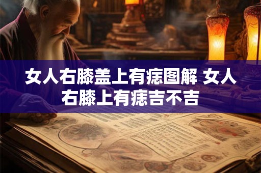 女人右膝盖上有痣图解 女人右膝上有痣吉不吉