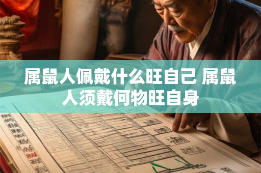 属鼠人佩戴什么旺自己 属鼠人须戴何物旺自身