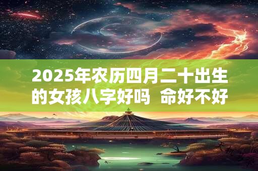 2025年农历四月二十出生的女孩八字好吗  命好不好
