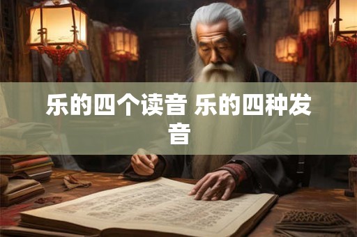 乐的四个读音 乐的四种发音