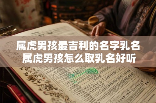 属虎男孩最吉利的名字乳名 属虎男孩怎么取乳名好听