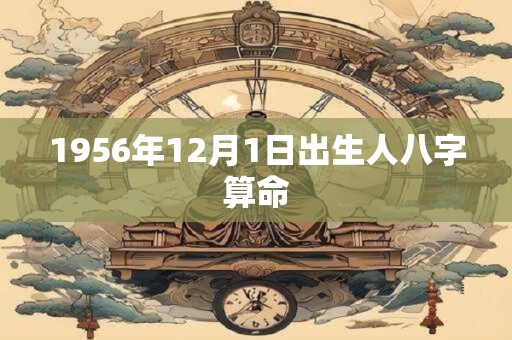 1956年12月1日出生人八字算命