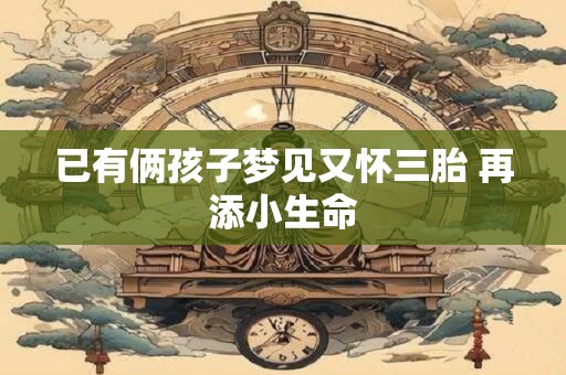 已有俩孩子梦见又怀三胎 再添小生命