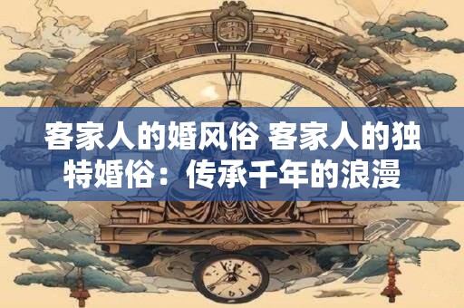 客家人的婚风俗 客家人的独特婚俗：传承千年的浪漫