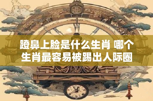 蹬鼻上脸是什么生肖 哪个生肖最容易被踢出人际圈