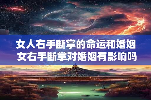 女人右手断掌的命运和婚姻 女右手断掌对婚姻有影响吗