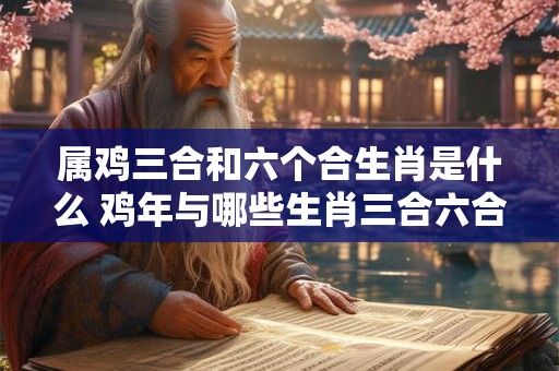 属鸡三合和六个合生肖是什么 鸡年与哪些生肖三合六合