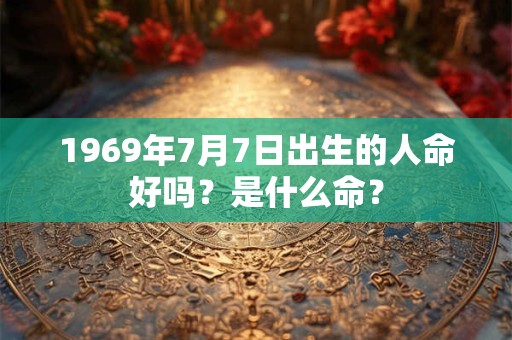 1969年7月7日出生的人命好吗?是什么命? 1969年7月7日出生的人命好吗?是什么命?