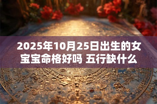 2025年10月25日出生的女宝宝命格好吗 五行缺什么