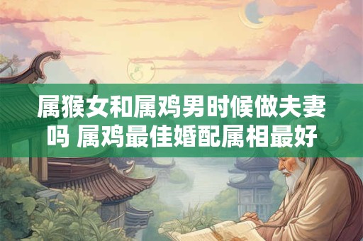 属猴女和属鸡男时候做夫妻吗 属鸡最佳婚配属相最好 属猴女和属鸡男时候做夫妻吗 属鸡最佳婚配属相最好